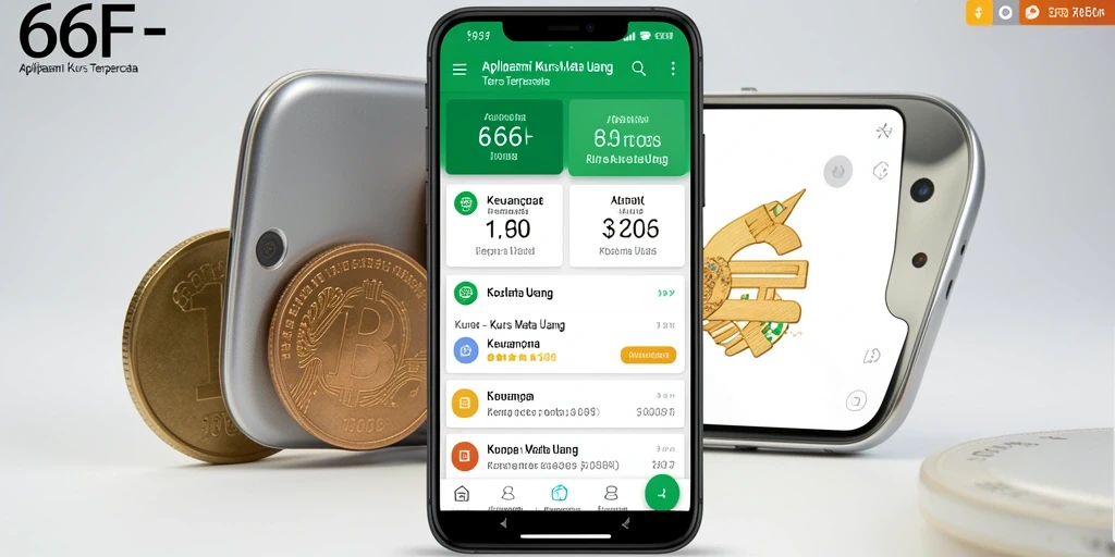 Tampilan antarmuka aplikasi 666F untuk Kurs Mata Uang yang modern dan informatif.