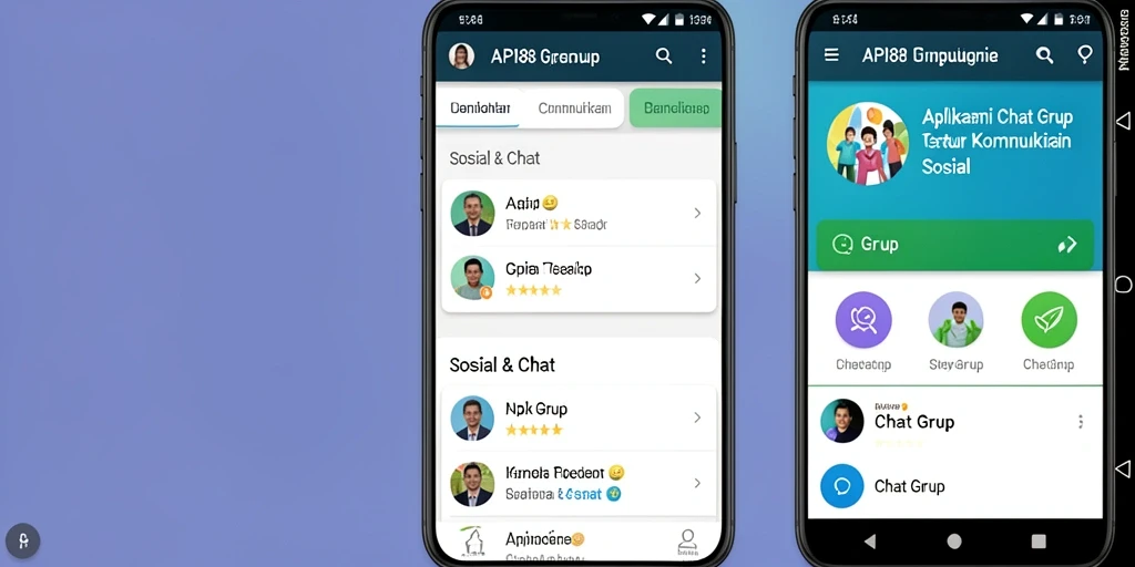 Tampilan antarmuka utama API88 dengan fitur Chat Grup yang menarik.