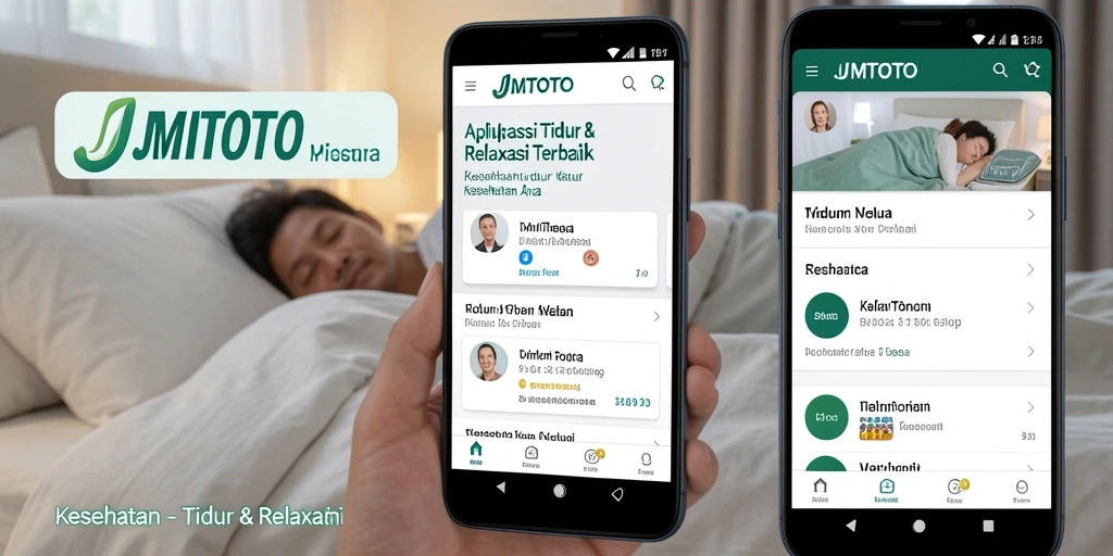 Antarmuka JMTOTO yang tenang dan membantu relaksasi.