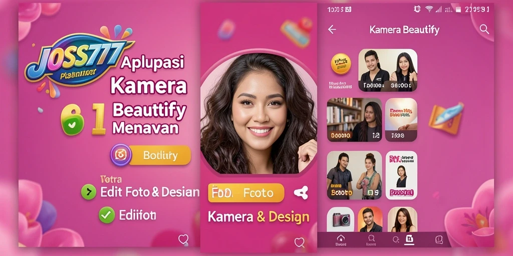 Antarmuka JOSS777 yang intuitif dan menarik.