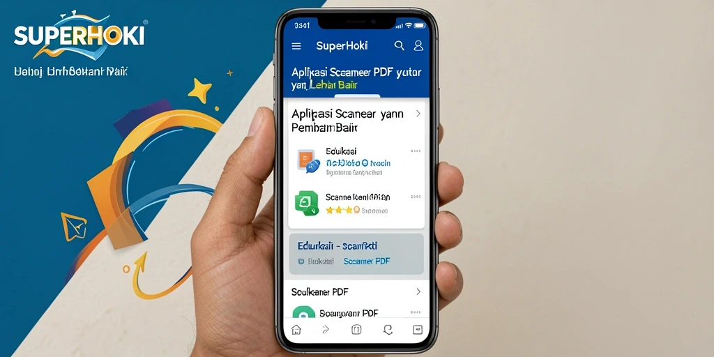 Tampilan antarmuka aplikasi SUPERHOKI yang modern dan intuitif.